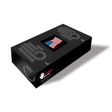 Load image into Gallery viewer, American Flag emoji® Black Nitrile Gloves
